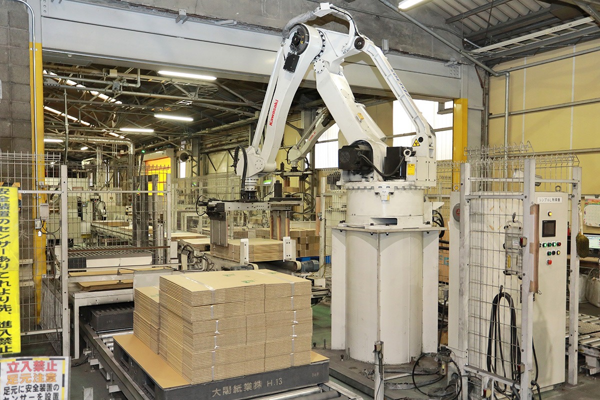 ロボットによるパレット積み
